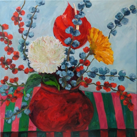 Happy Flowers by artist OLGA LORA